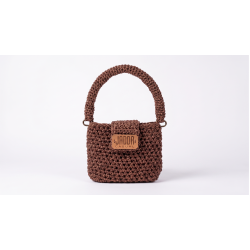 JADDA %100 El Yapımı Günlük Örgü El Çantası Makrome İp