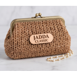 JADDA %100 El Yapımı Abiye Klasik Örgü Cüzdan