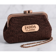 JADDA %100 El Yapımı Abiye Klasik Örgü Cüzdan