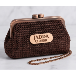 JADDA %100 El Yapımı Abiye Klasik Örgü Cüzdan