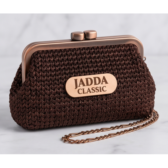 JADDA %100 El Yapımı Abiye Klasik Örgü Cüzdan