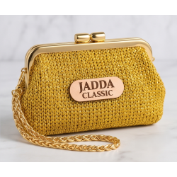 JADDA %100 El Yapımı Abiye Klasik Örgü Cüzdan