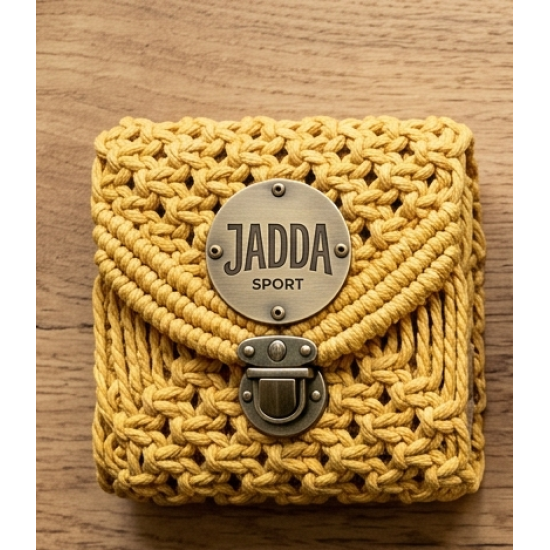 JADDA %100 El Yapımı Spor Örgü Cüzdan