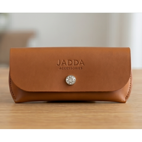 JADDA %100 El Yapımı Gözlük Kabı Gerçek Deri
