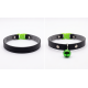 JADDA %100 El Yapımı Deri Kedi tasması Zilli Deri Kolay Açılan Klips Tokalı Yeşil